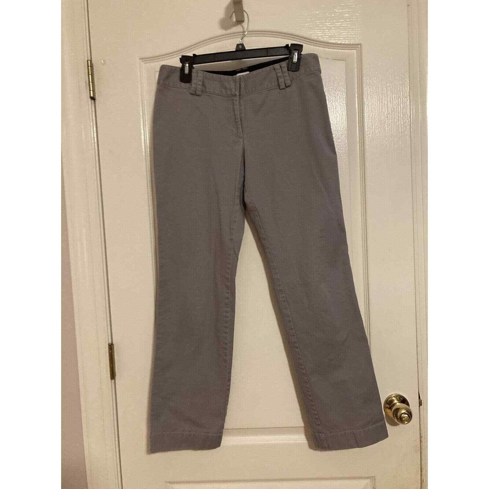 Loft women pants size 6‎ gray Marisa Fit EUC